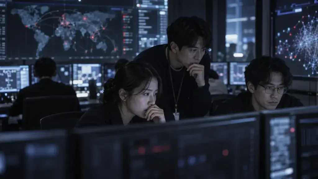 사이버 보안 관제 현장